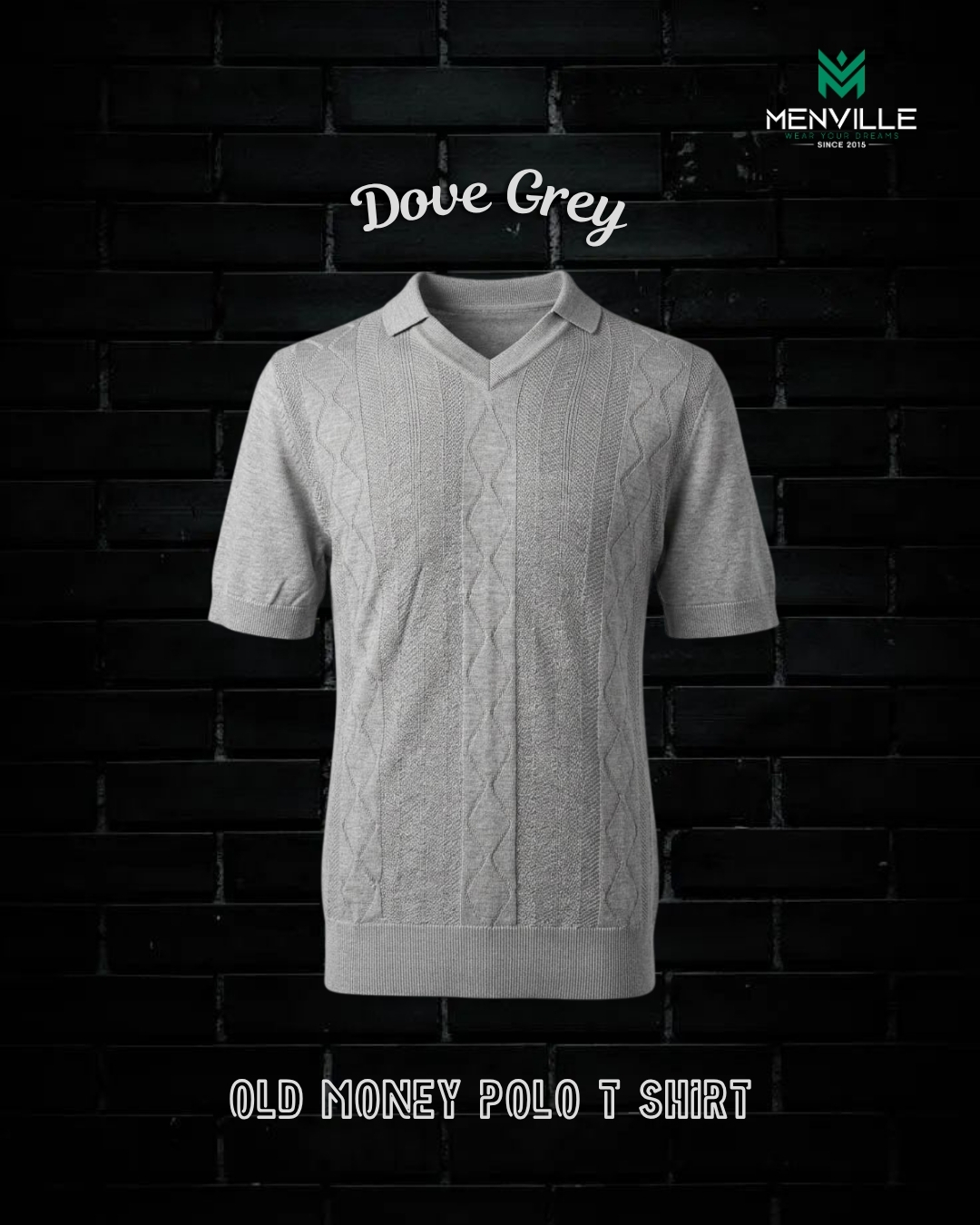 Menville "Old Money" Premium Knit Polo T-Shirt - Image 7