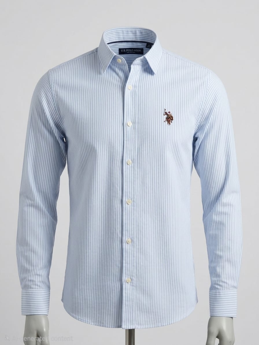 Menville Premium Oxford Striped Shirt